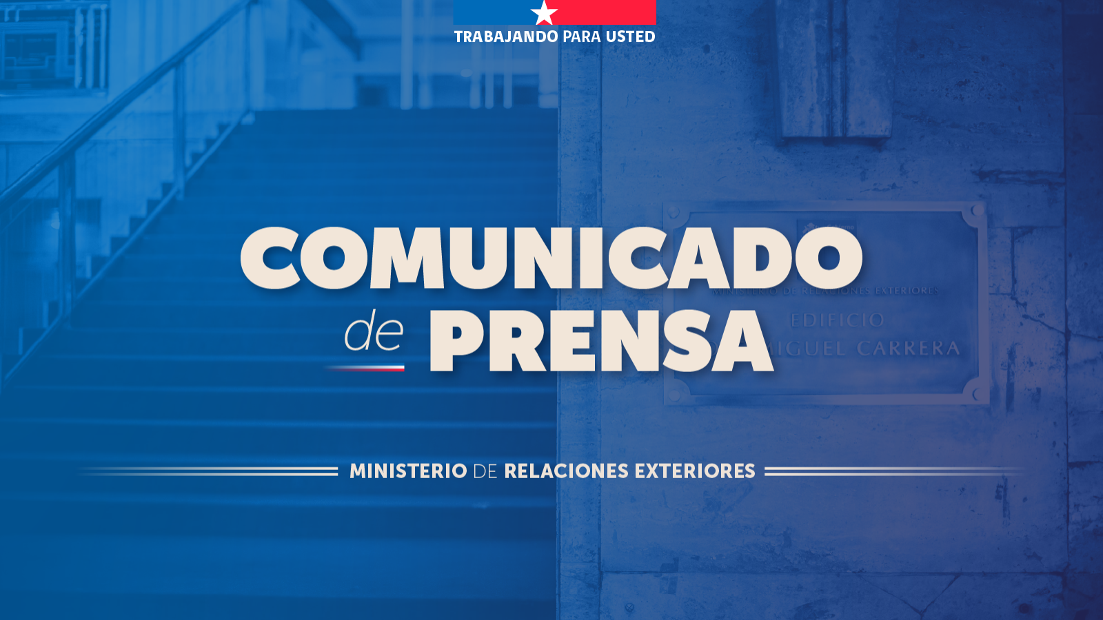 Declaración del Ministerio de Relaciones Exteriores