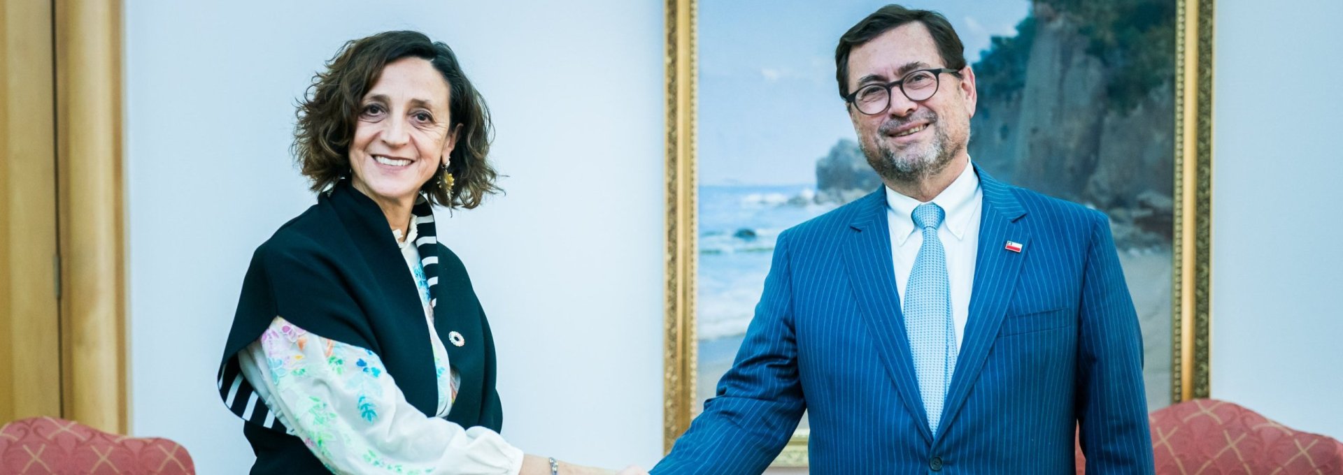 Canciller se reúne con la coordinadora residente de la ONU en Chile