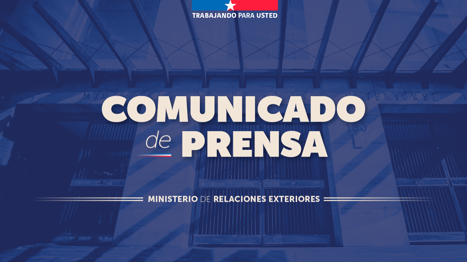 Comunicado de prensa por situación de chilenos en flotilla Sumud