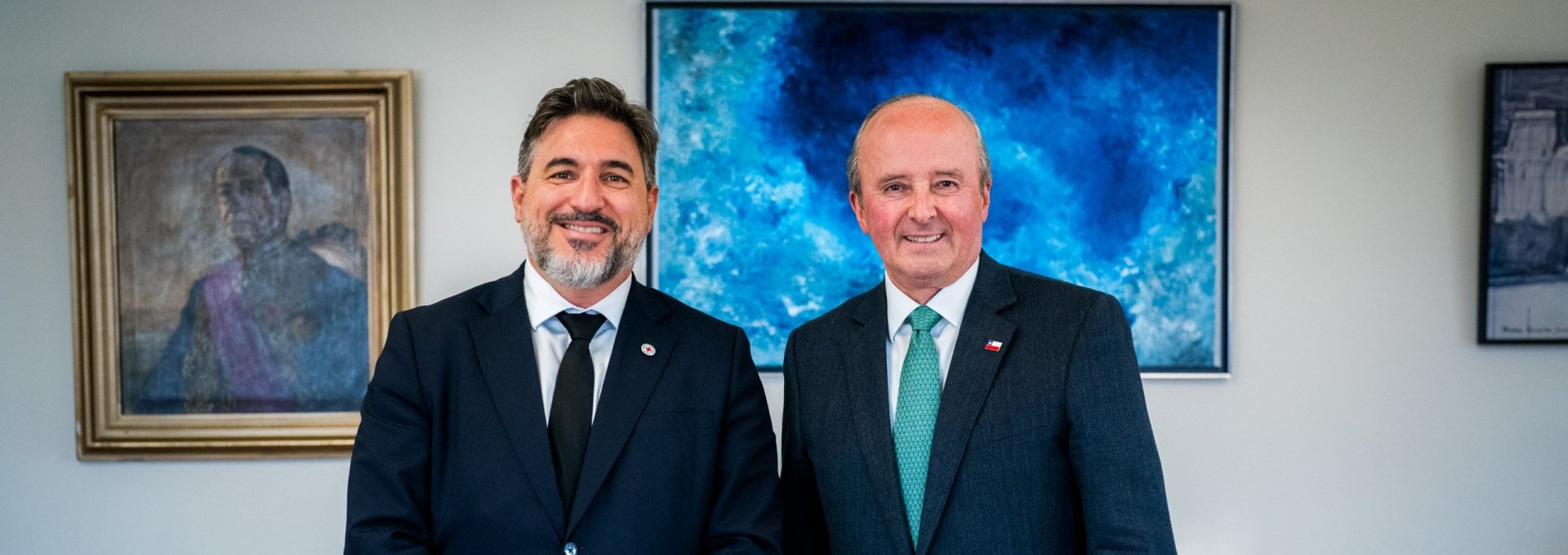 Subsecretario se reúne con el jefe de la delegación regional del Comité Internacional de la Cruz Roja