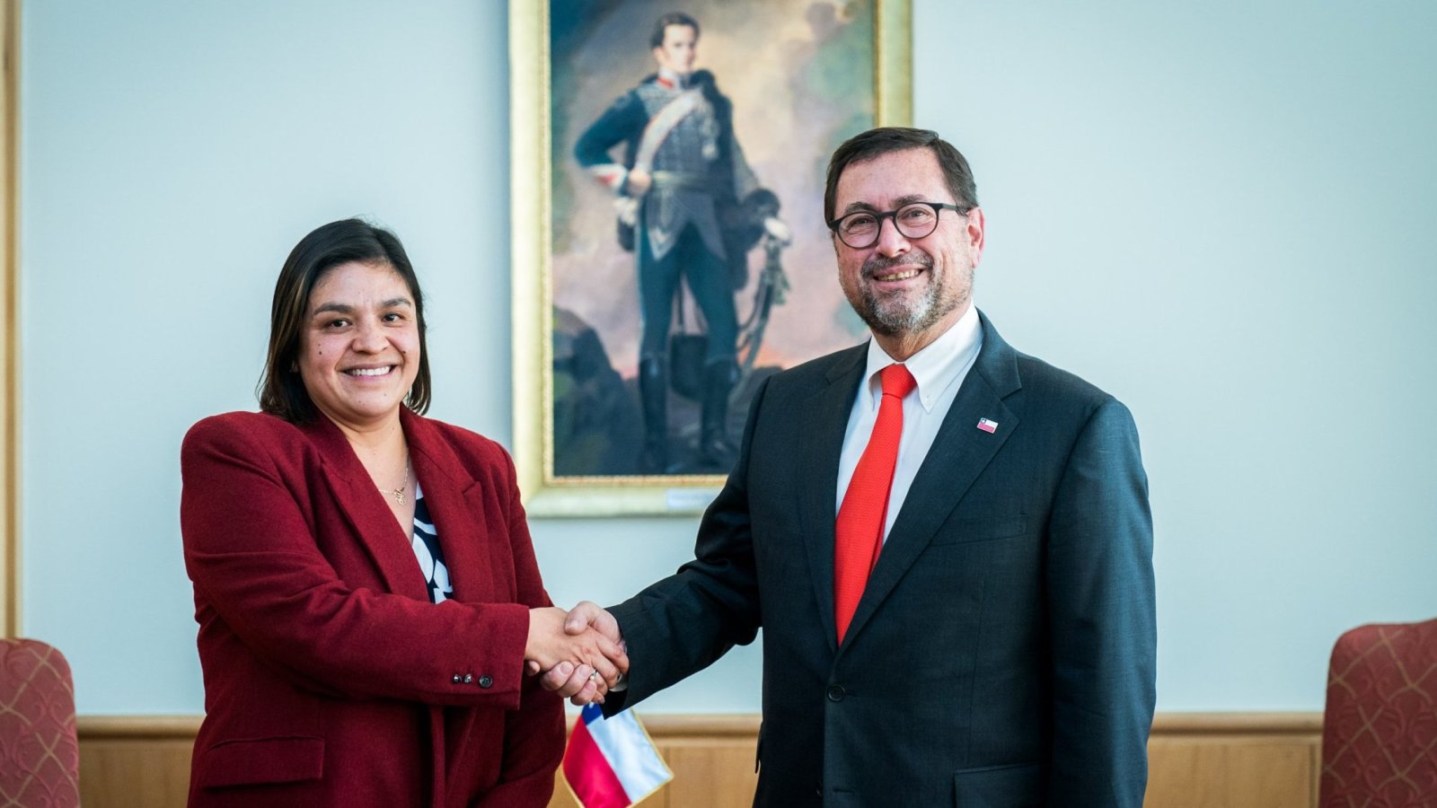 Canciller se reúne con la embajadora de México en el marco de los 195 años de relaciones diplomáticas