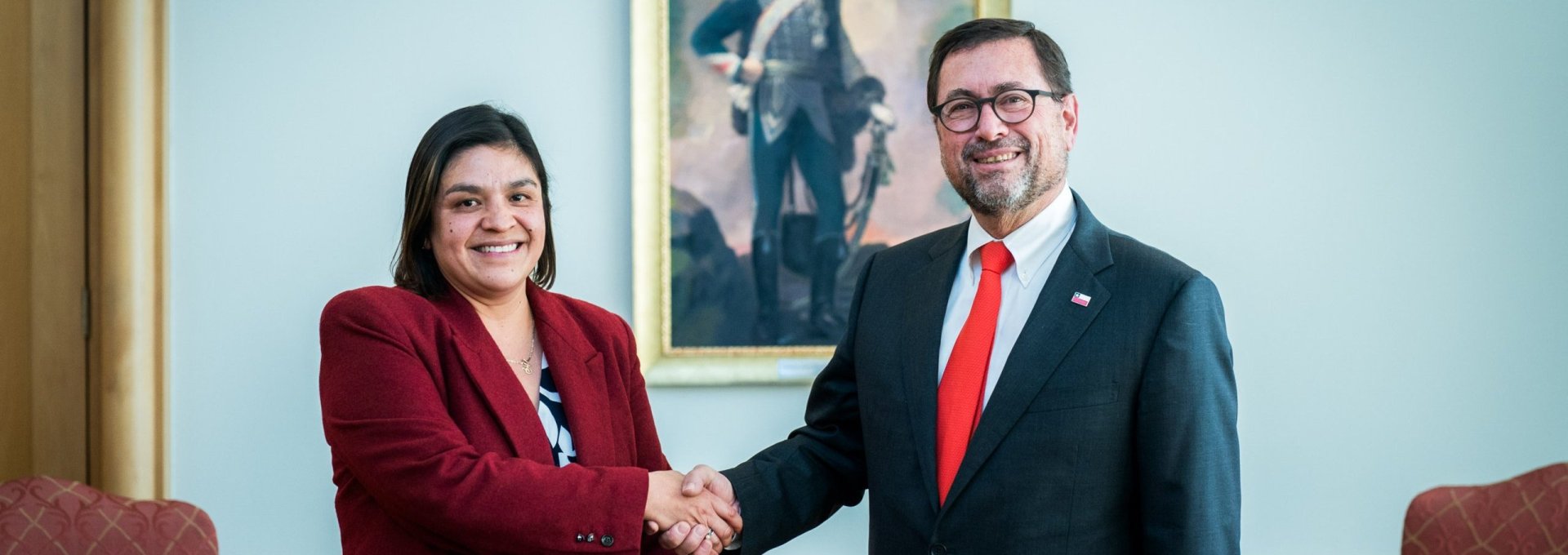 Canciller se reúne con la embajadora de México en el marco de los 195 años de relaciones diplomáticas