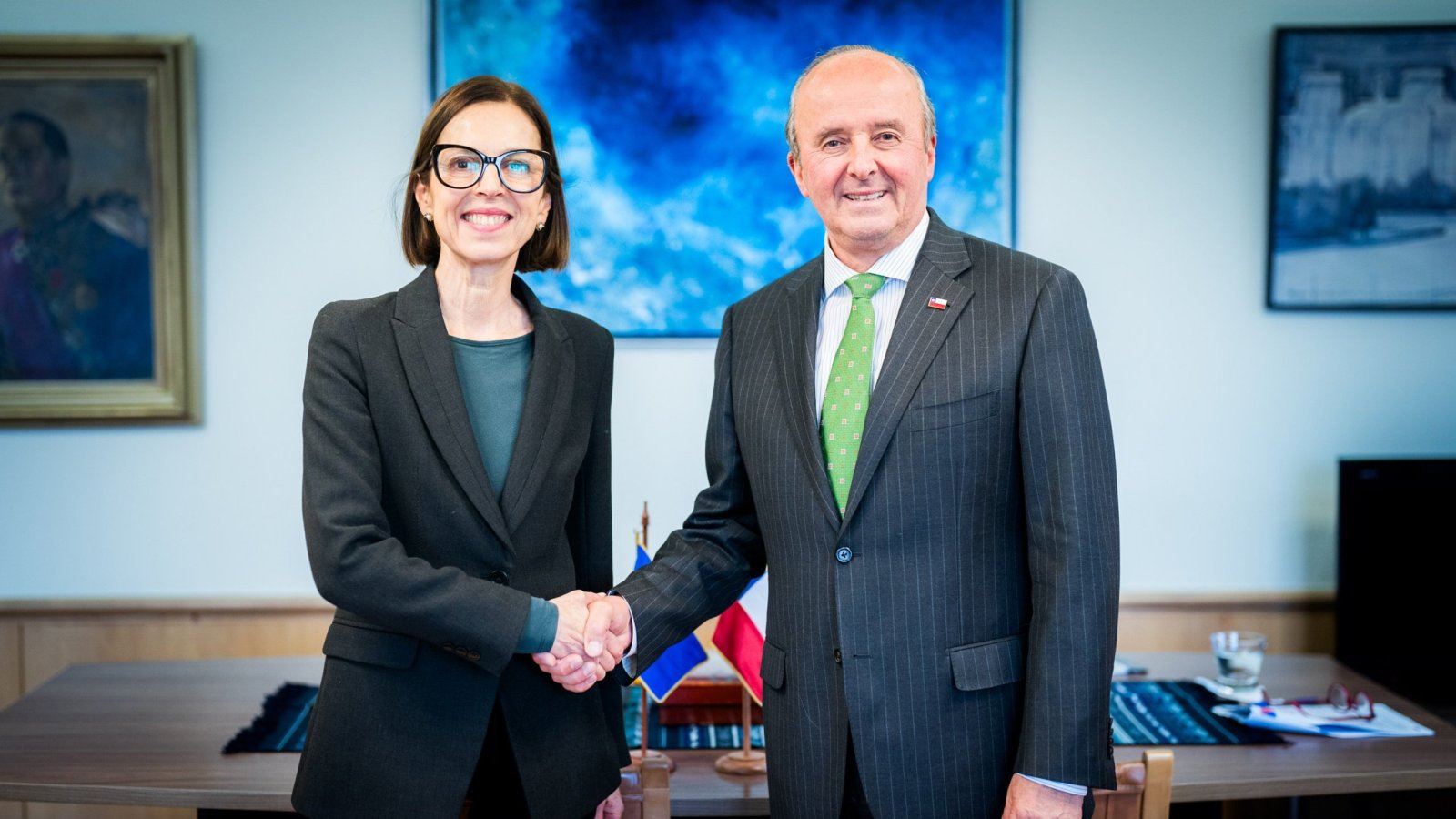 Subsecretario Torres se reúne con la embajadora de la Unión Europea en Chile