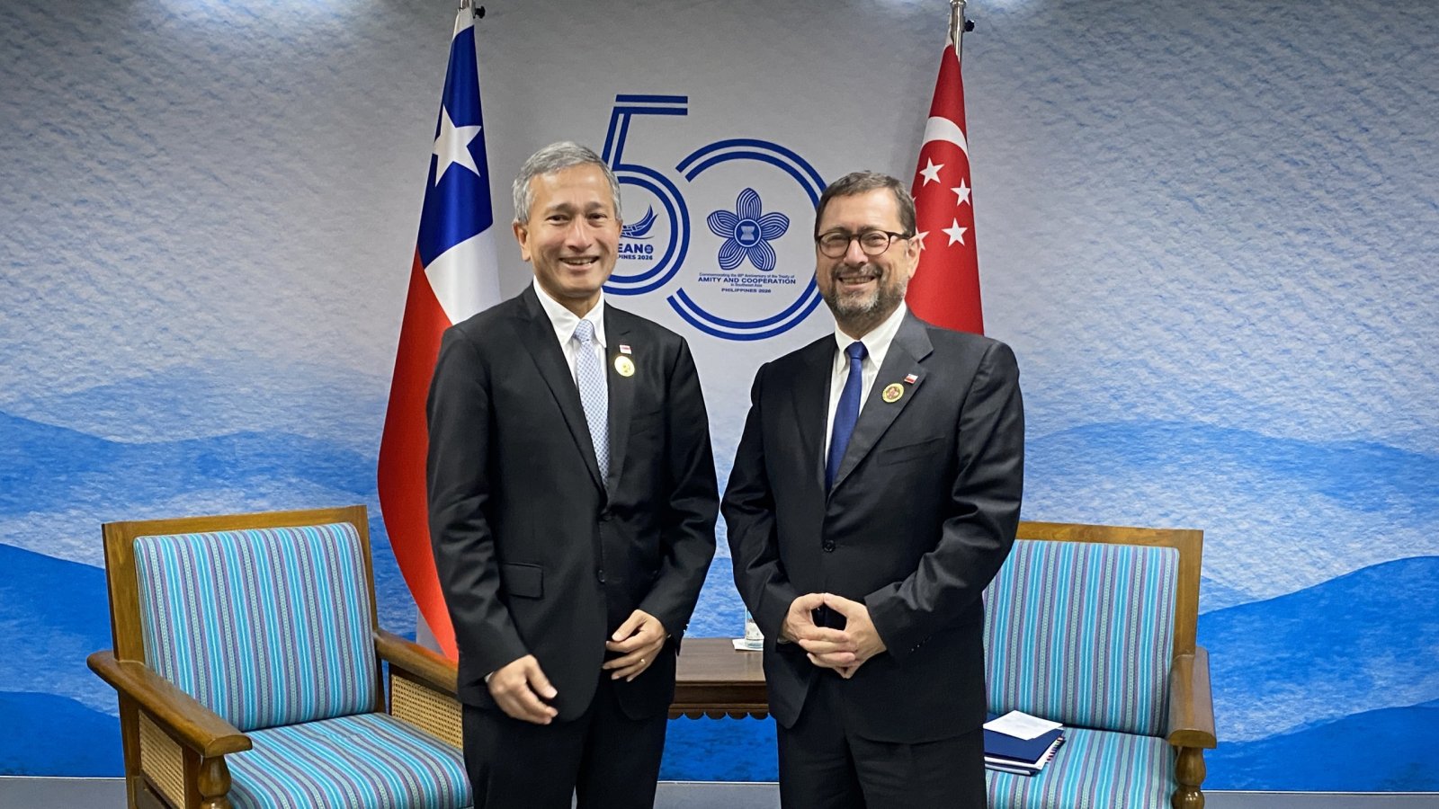 Ministro Pérez Mackenna sostiene reuniones bilaterales en el cierre de su gira por el Sudeste Asiático