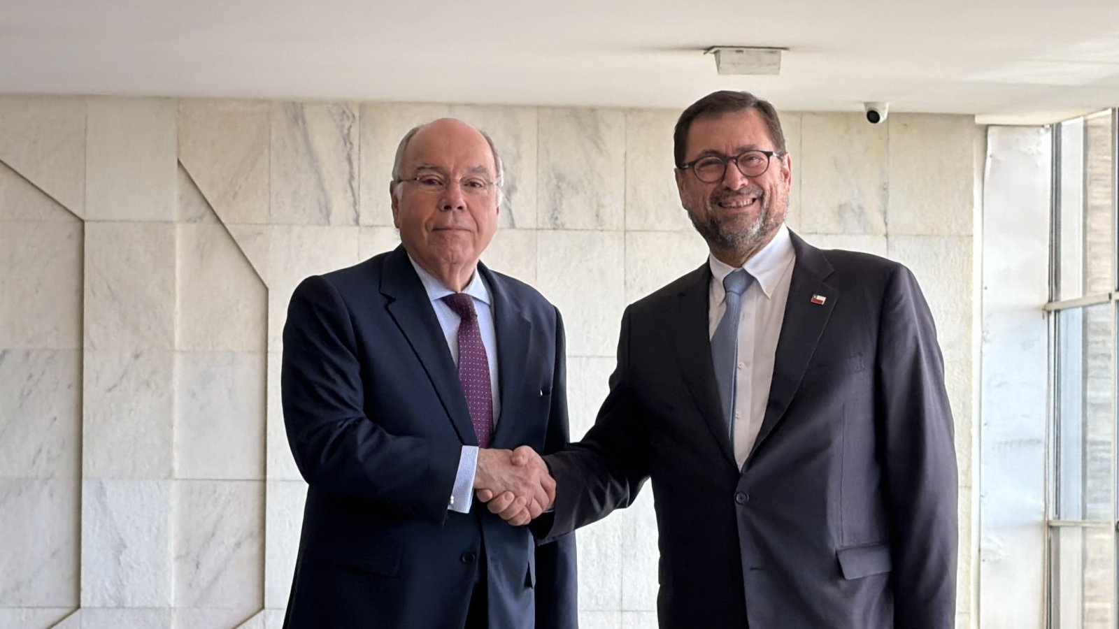 Ministro Pérez Mackenna se reúne con canciller de Brasil para afianzar alianza clave en Latinoamérica