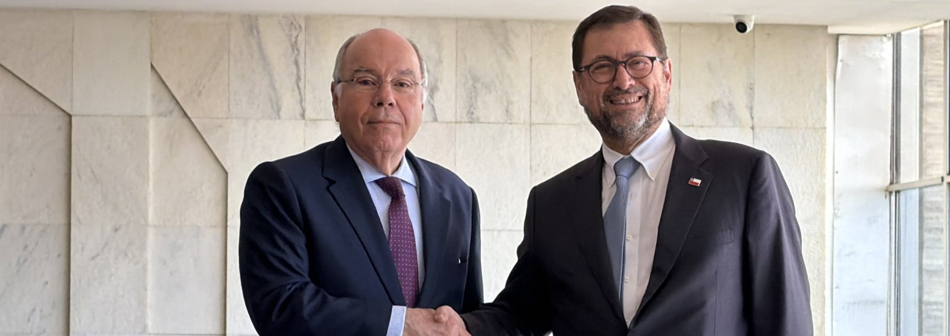 Ministro Pérez Mackenna se reúne con canciller de Brasil para afianzar alianza clave en Latinoamérica