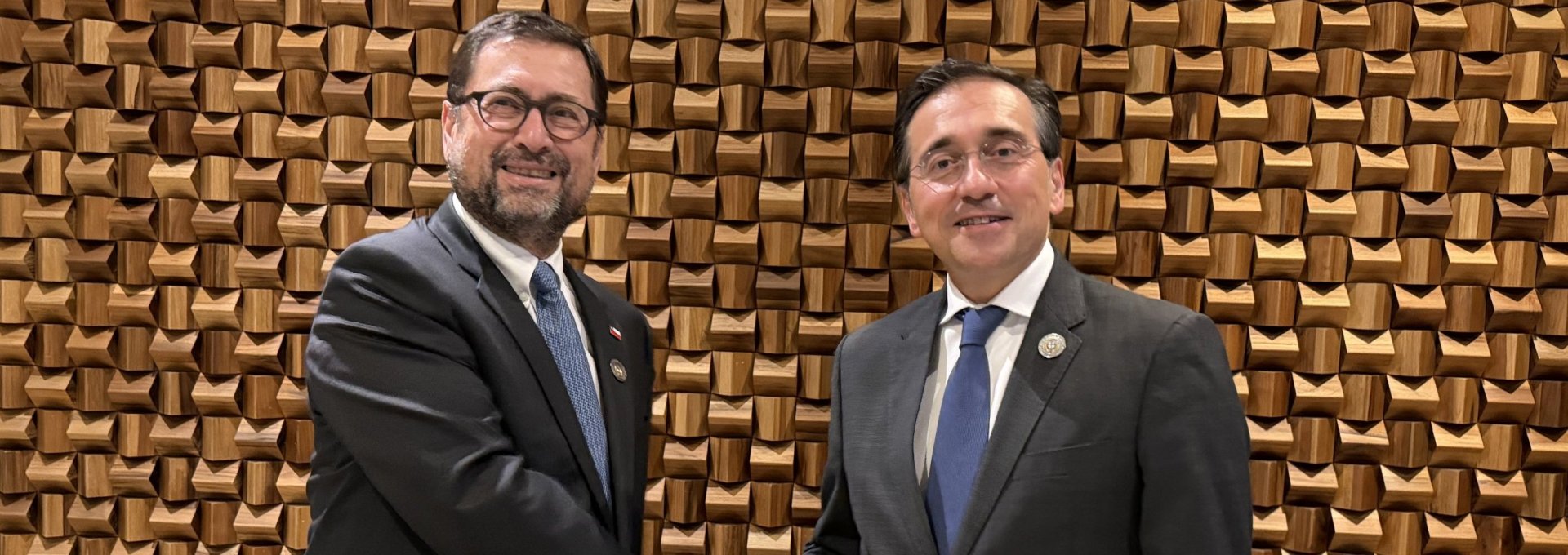 Canciller sostiene reuniones bilaterales con sus pares de España e Israel