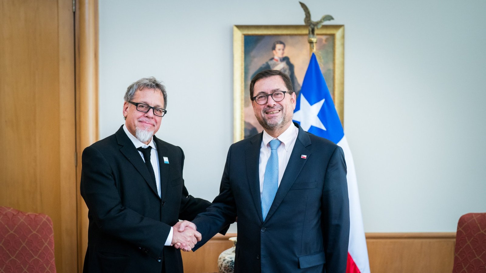 Canciller se reúne con Ricardo Lagos Weber y abordan candidatura de Valparaíso a la secretaría del BBNJ