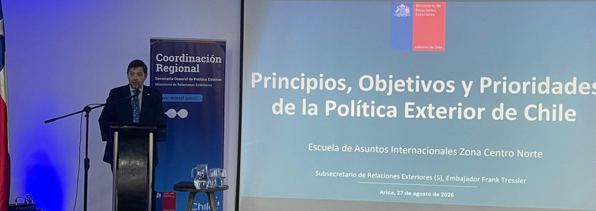 Subsecretario (s) lidera en Arica la Escuela de Asuntos Internacionales de la Zona Centro Norte