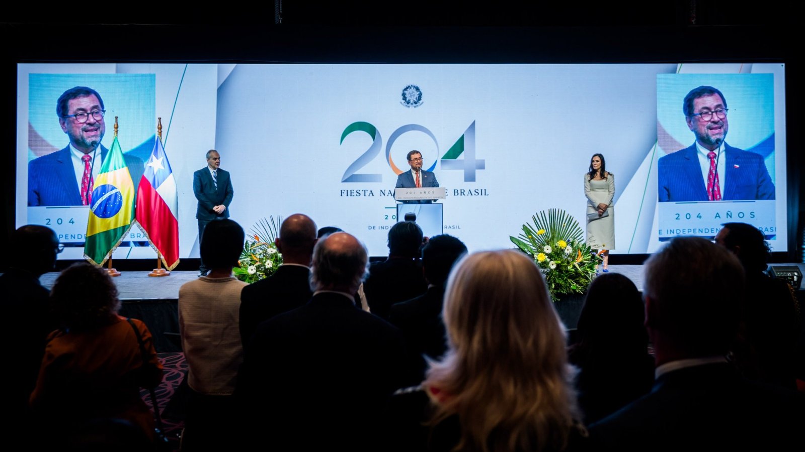 Canciller participa en la celebración del Día Nacional de Brasil y destaca el Corredor Bioceánico Vial como un proyecto de integración que acercará ambos países