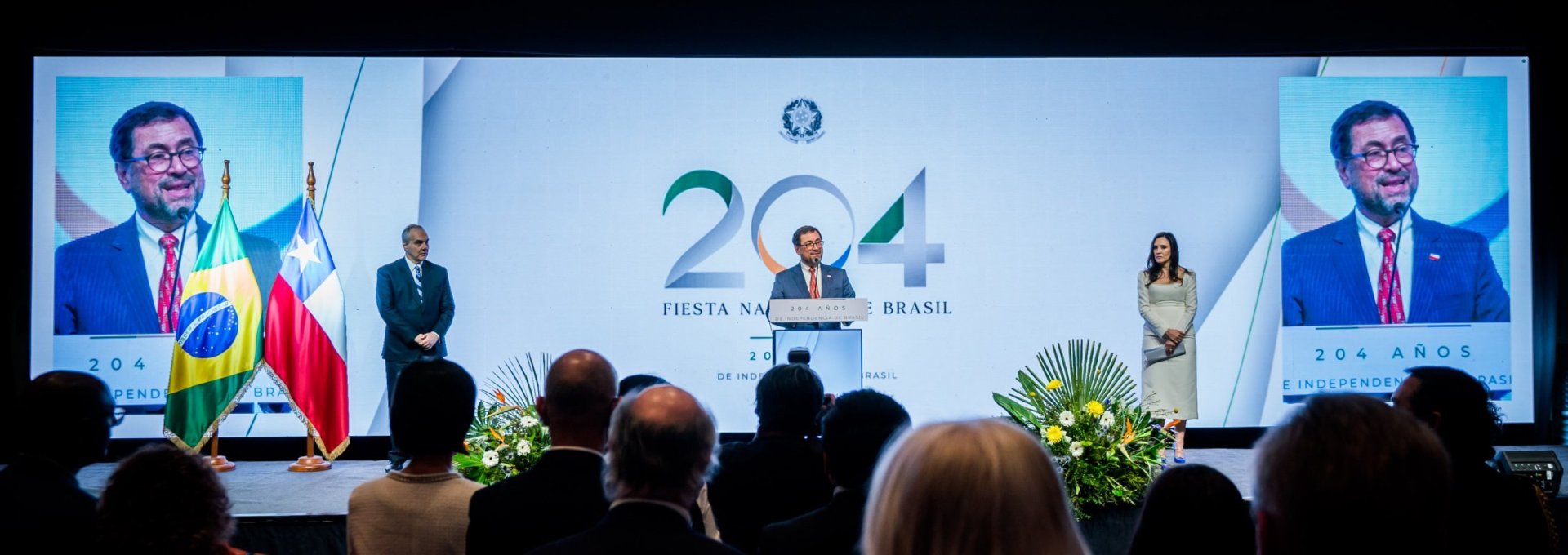 Canciller participa en la celebración del Día Nacional de Brasil y destaca el Corredor Bioceánico Vial como un proyecto de integración que acercará ambos países