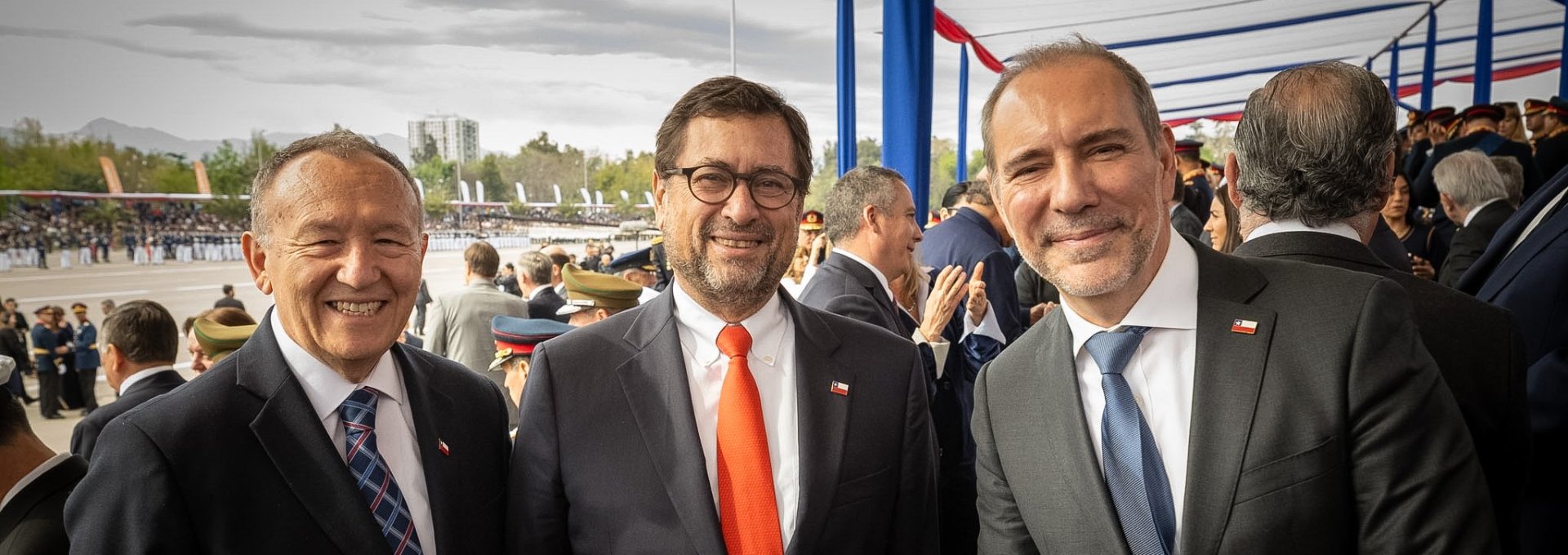 Canciller y subsecretarios asisten a la Gran Parada Militar 2026