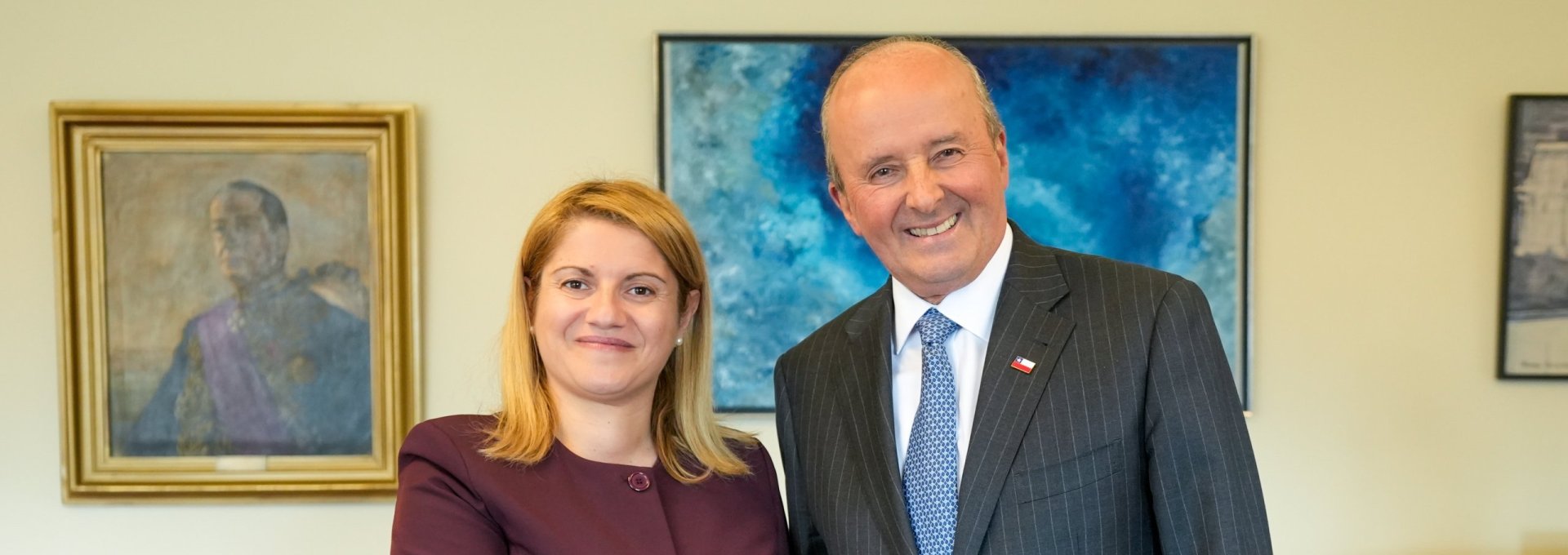Subsecretario se reúne con su par de Italia y destaca cooperación en seguridad y ciencia y tecnología