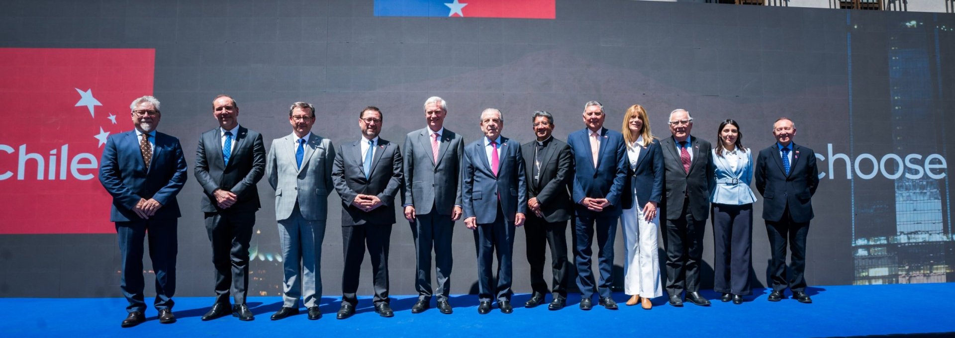 Presidente Kast encabeza el lanzamiento institucional de Choose Chile, en compañía del Canciller Francisco Pérez Mackenna